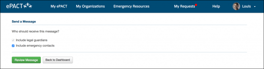 ePACT communication tools