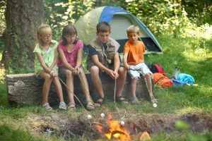 spring break camps campfire