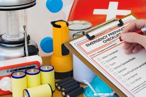 emergency kit and checklist