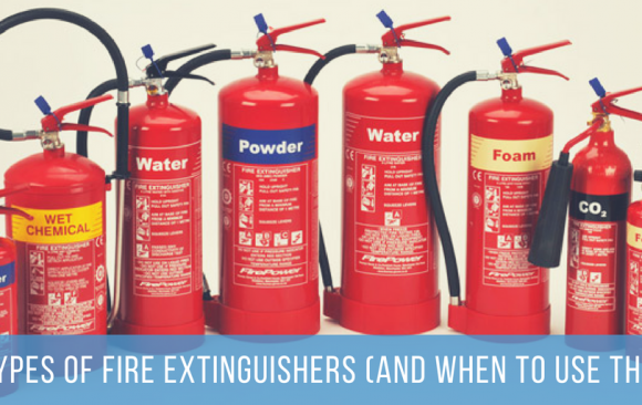 BLOG- 8 Types of Fire Extinguishers 8 Types of Fire Extinguishers