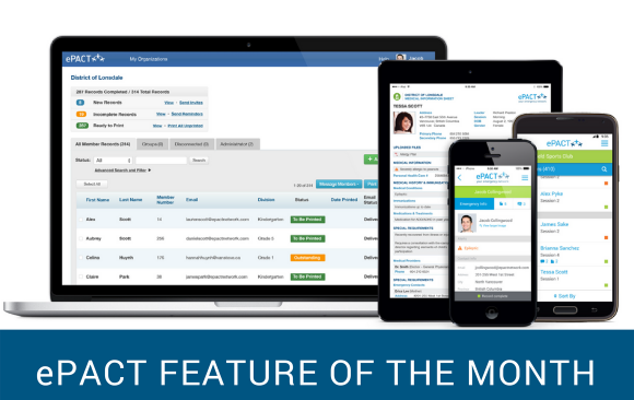ePACT FEATURE OF THE MONTH ePACT FEATURE OF THE MONTH