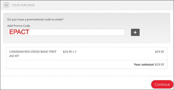 Canadian Red Cross Discount Code