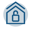 Icon to represent safety and security